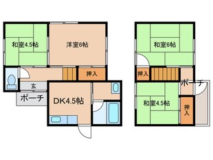 中條邸貸家の物件間取画像